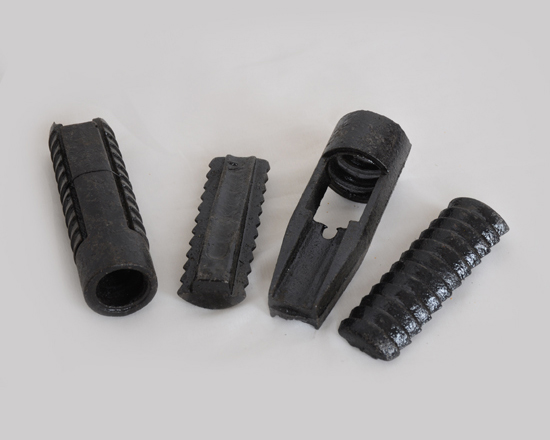 Steel shell anchor head